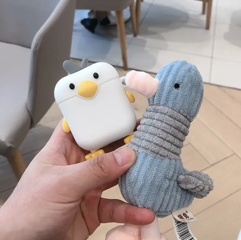 Plush earphone cover
