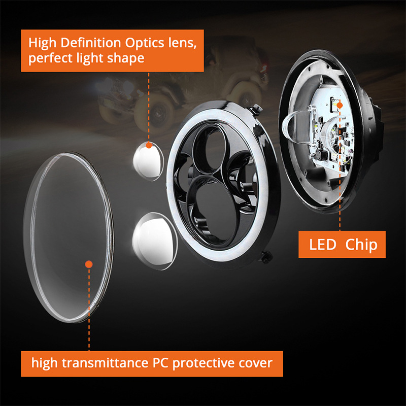 Led 60W Low Beam Led Driving Lights Turn Signal — foto 3