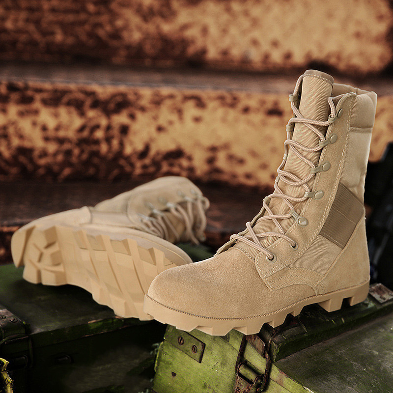 Men's Outdoor Leather Breathable High Boots