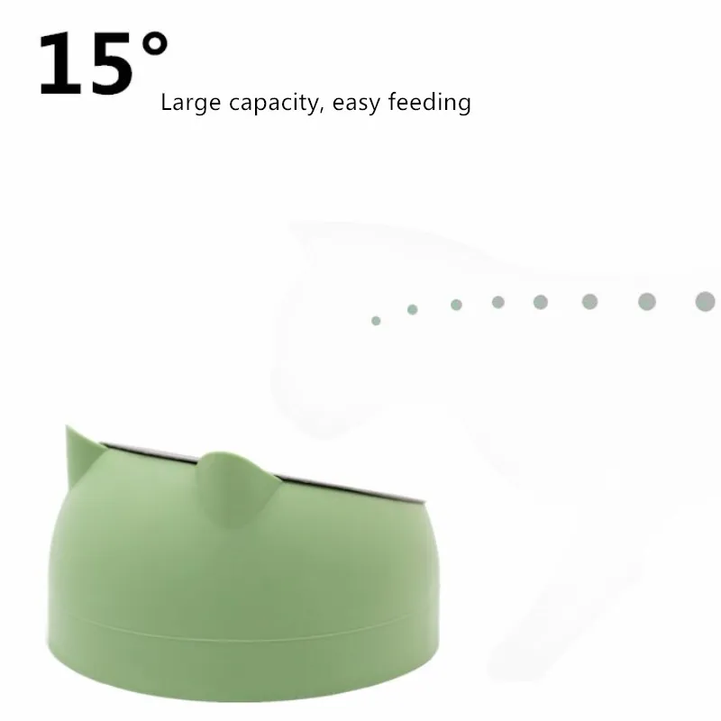 Protective Cervical Cat Bowl Oblique Mouth Pet Bowl – image 3