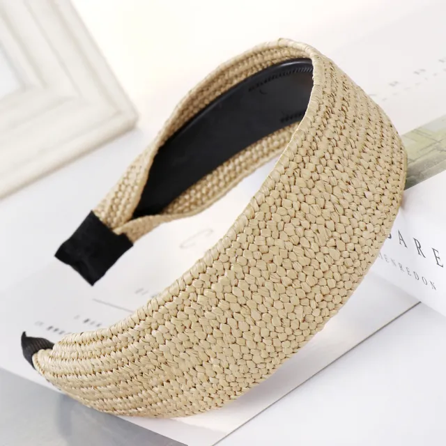 Hair Band Spring And Summer New Net Red Headdress Khaki - Shop at LoveMi
