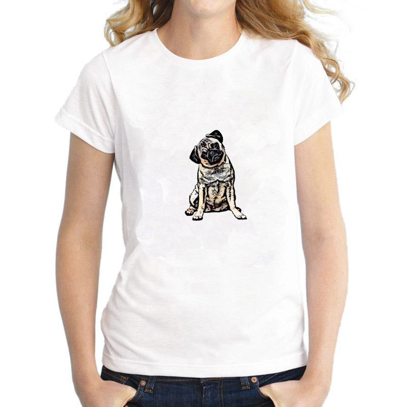 Cartoon print women's short sleeve