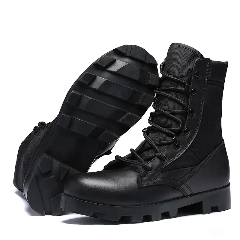 Men's Outdoor Leather Breathable High Boots