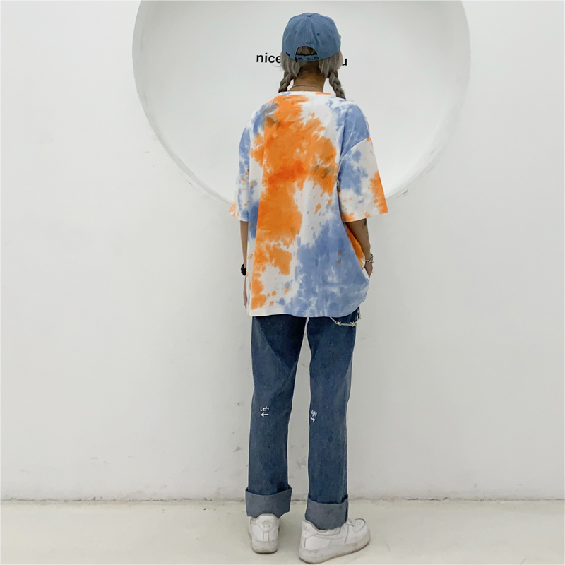 Tie Dye Loose Short Sleeve