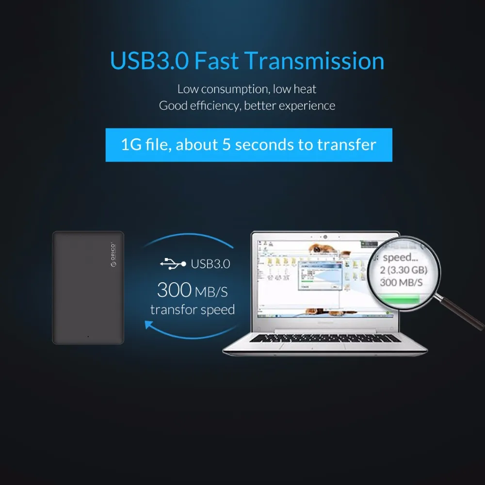 ORICO 2577U3 mobile hard disk box – image 6