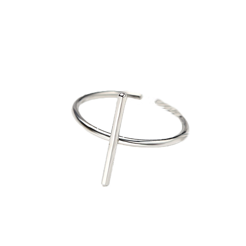 S925 sterling silver simple all-match ring
