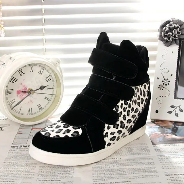 Increase In Velcro Inside Women's Single Shoes Black - Shop at LoveMi
