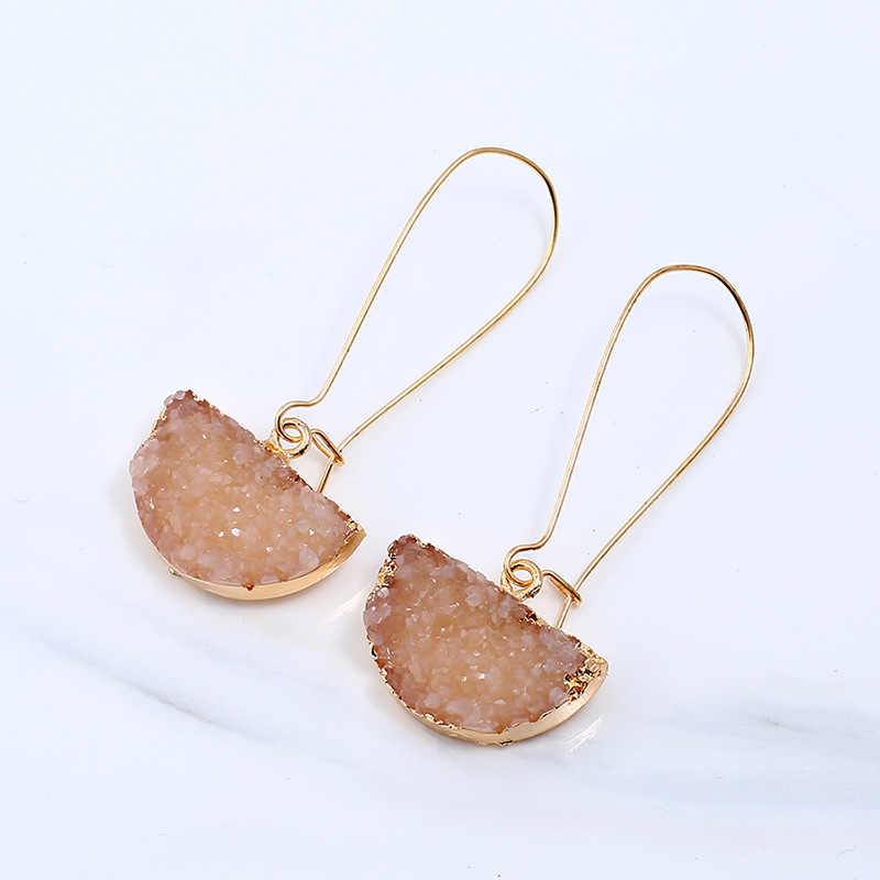 Multicolor Geometric Long Earrings