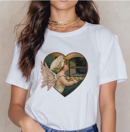 Adam and Eve crewneck T-shirt
