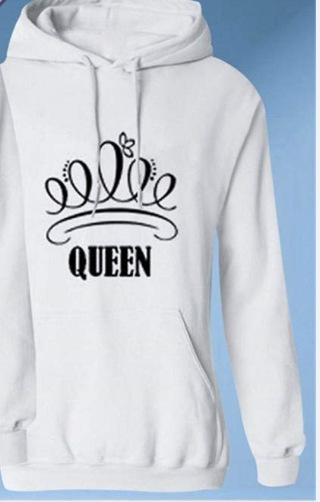 Title 3, King /queen crown couple wear hooded sweater