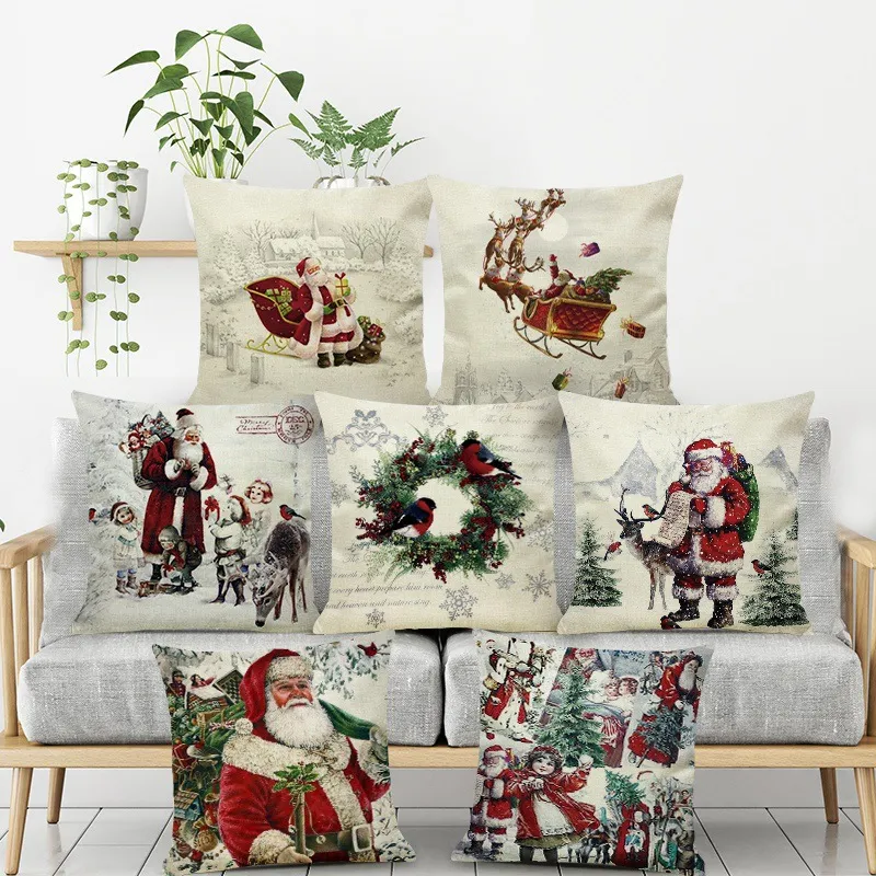 Cartoon christmas pillow pillow – image 2