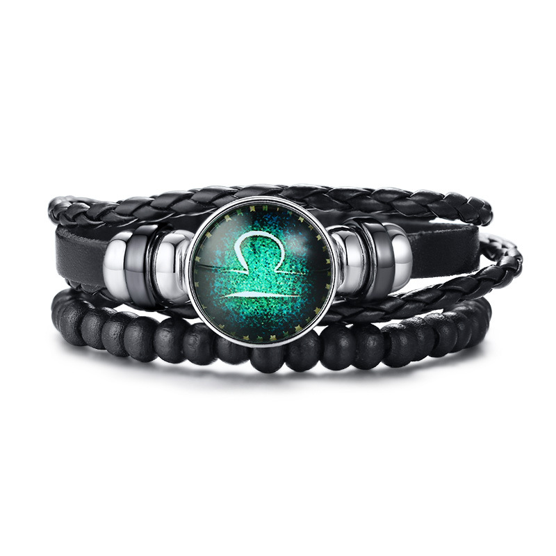 Twelve Constellations Fashion Personality Trendy Bracelet