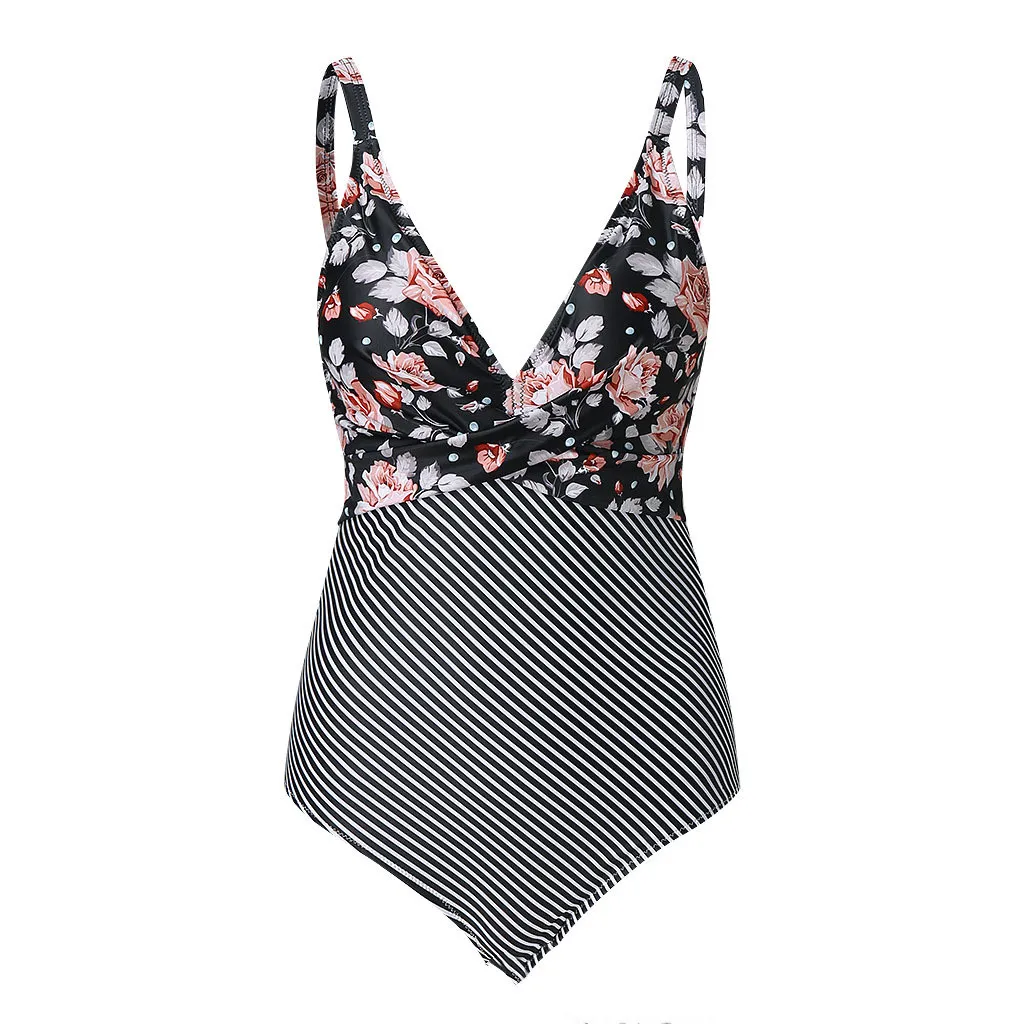 High waist ladies one-piece swimsuit - 3 Style-L