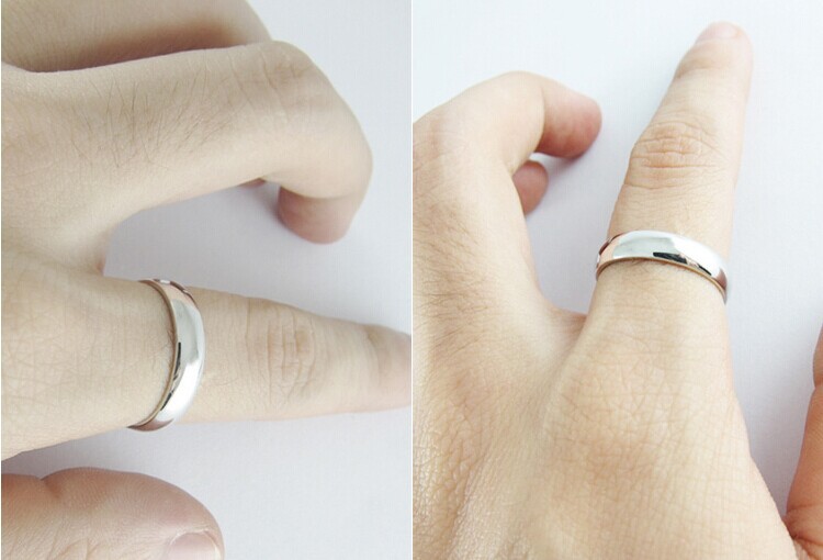 Sterling Silver Glossy Ring