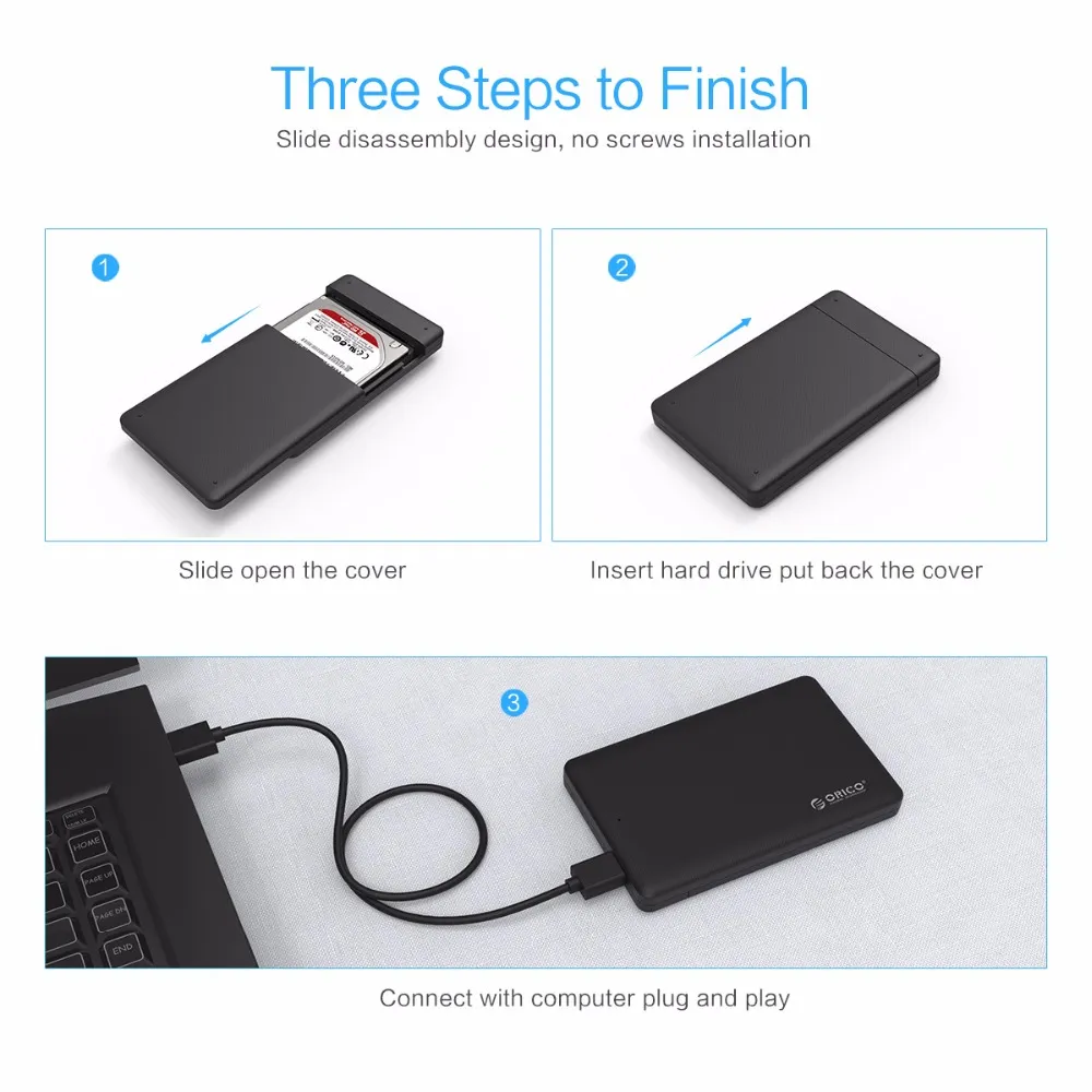 ORICO 2577U3 mobile hard disk box – image 5