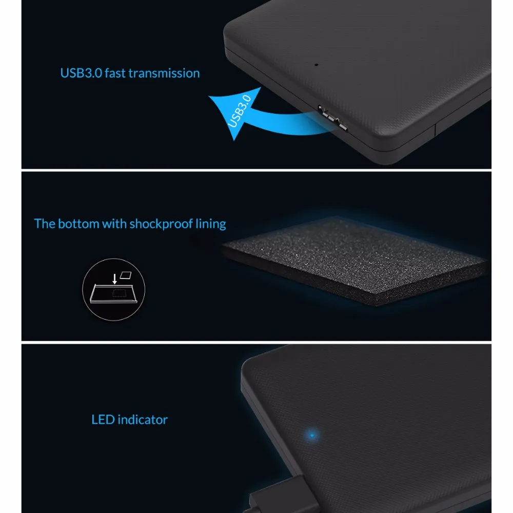 ORICO 2577U3 mobile hard disk box – image 3