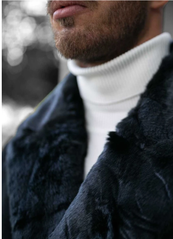 Winter Double-breasted Slim Plus Size Men's Coat Loose Fashion Jacket