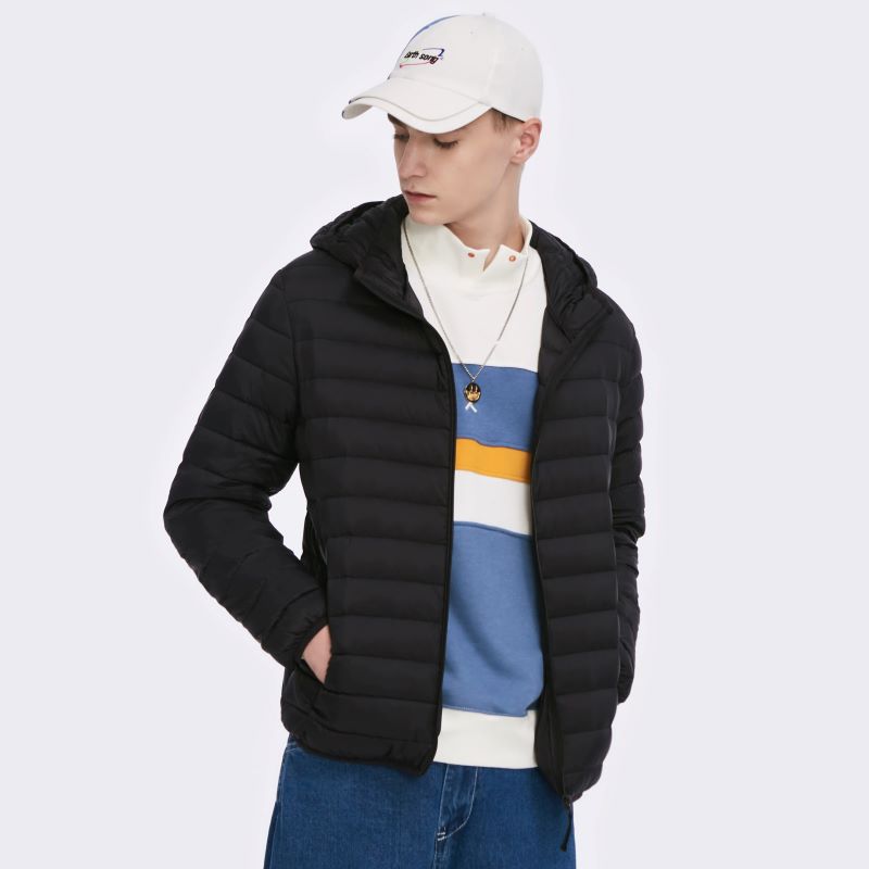 Men's Hooded Ultralight Portable Down Jacket