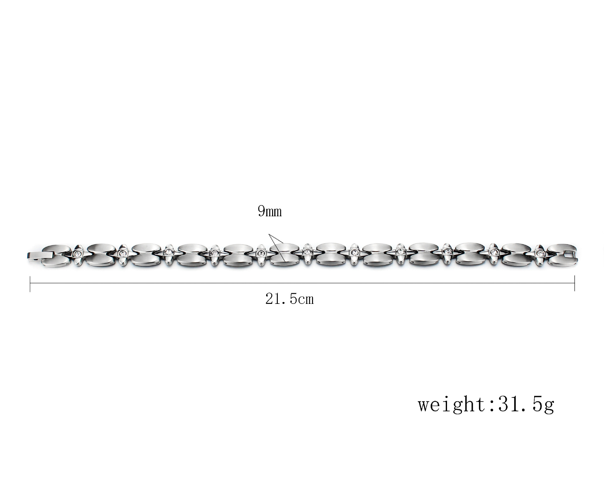 Cross Diamond Ladies Bracelet