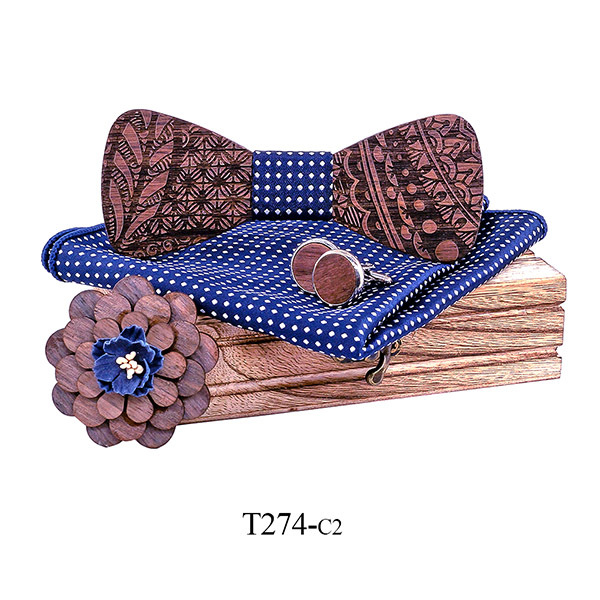 Boutique Wooden Bow Tie Men's Accessories
