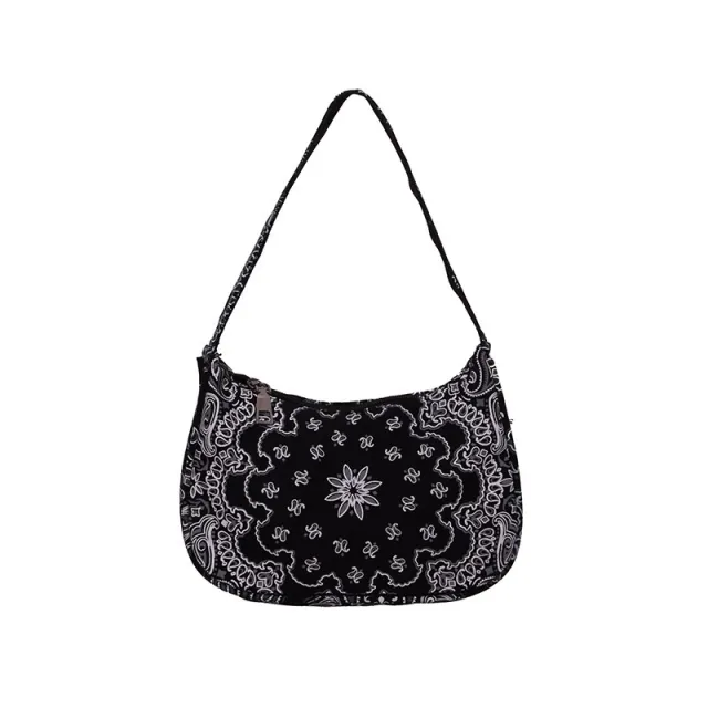 Star Flower Personalized Shoulder Messenger Bag Black - Shop at LoveMi