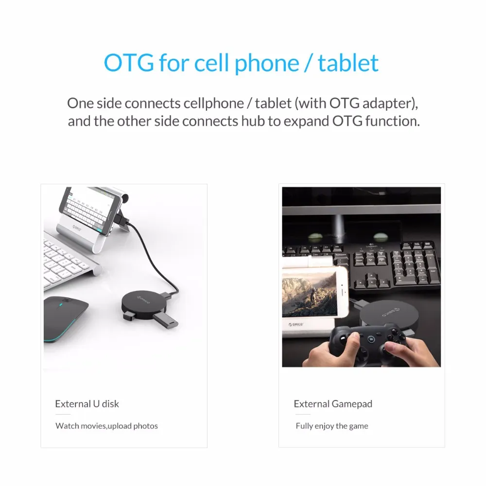ORICO HA4U-U3 USB3.0 splitter – image 6
