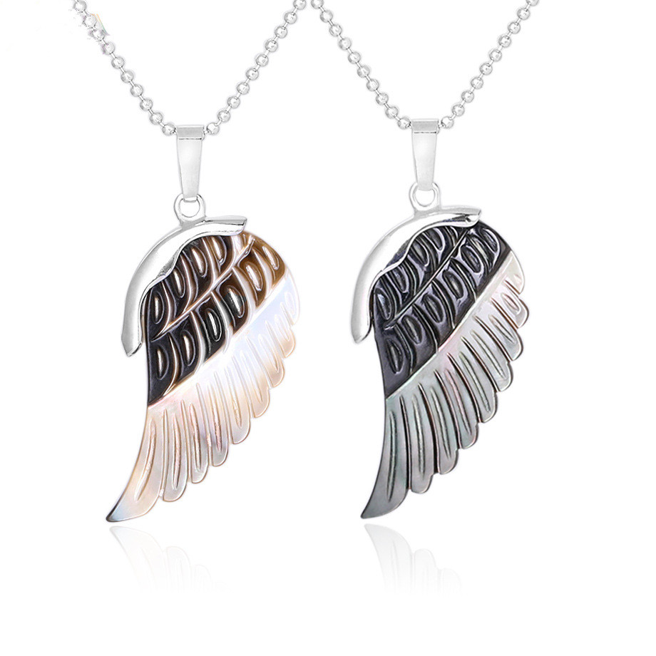 Shell Pendant Wing Pendant Bead Short Necklace