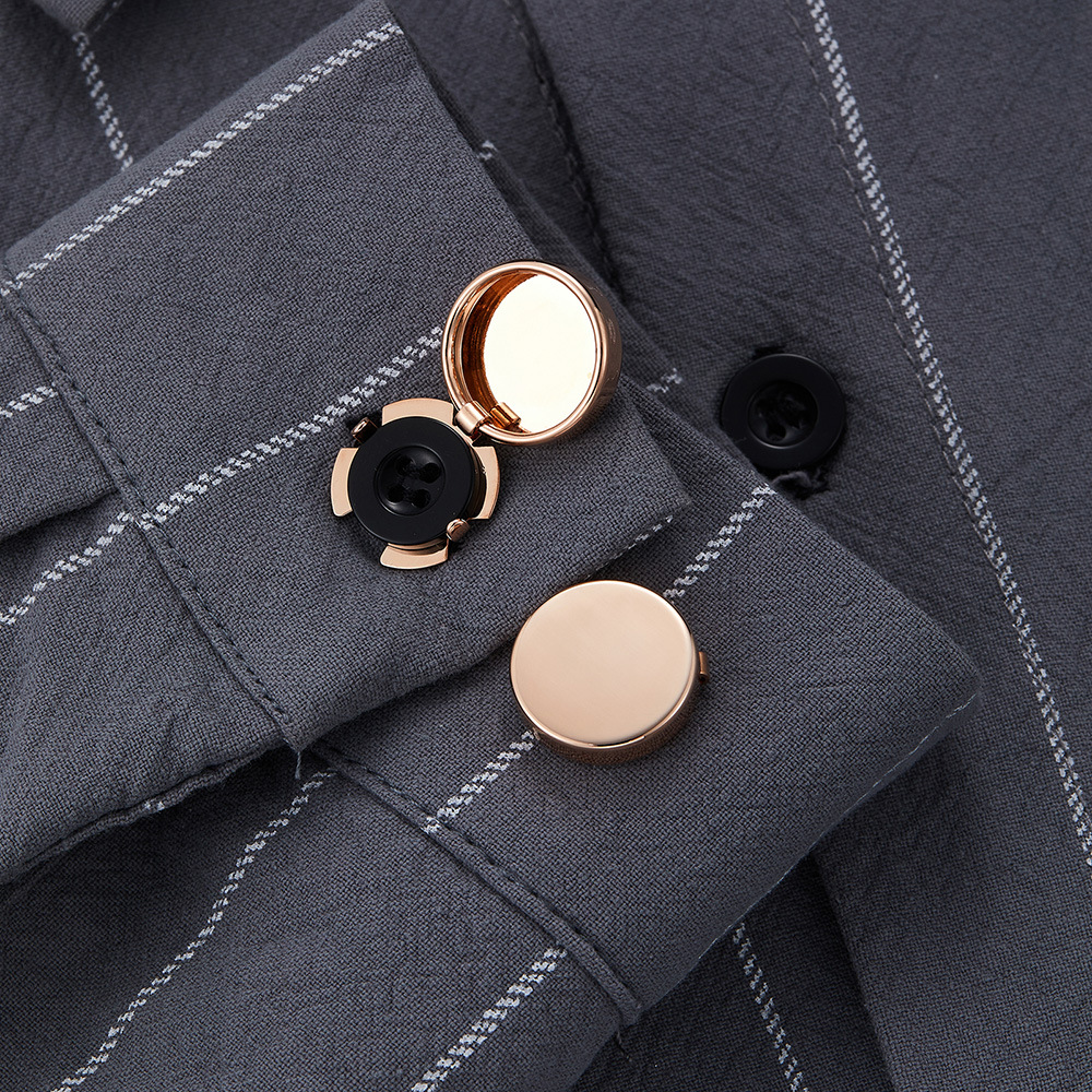 Four-Color Round Cufflinks, picture 2 of 5