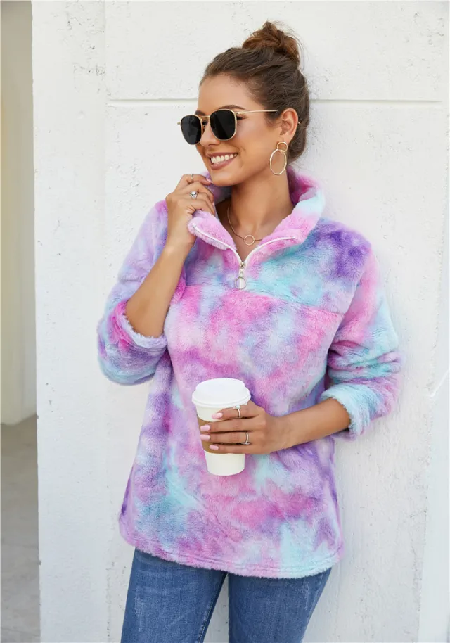 Gradient wool sweater Purple - Shop at LoveMi