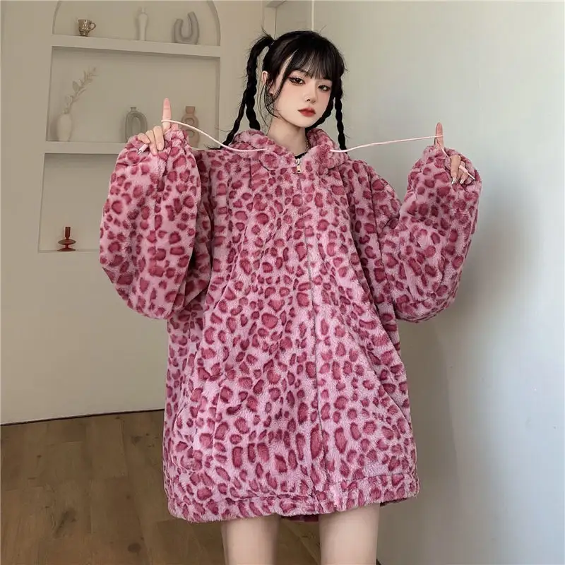 Lamb Wool Coat Women Thick Woolen