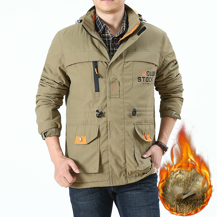 пуховик средней длины