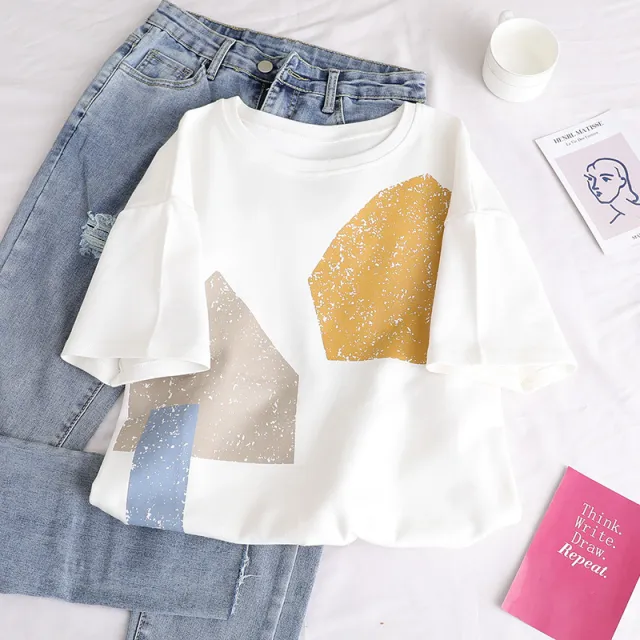 Loose and versatile student T shirt 9994 2 S - Shop at LoveMi