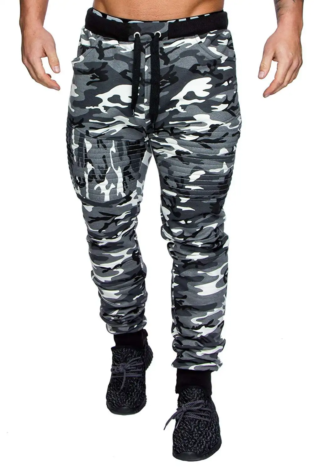 Men's casual sports pants foreign trade hip-hop stripes