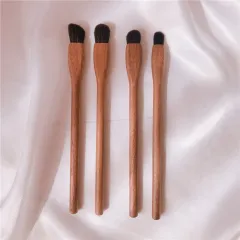 Walnut fibre hair makeup brush - 4Pcs Set - View 1