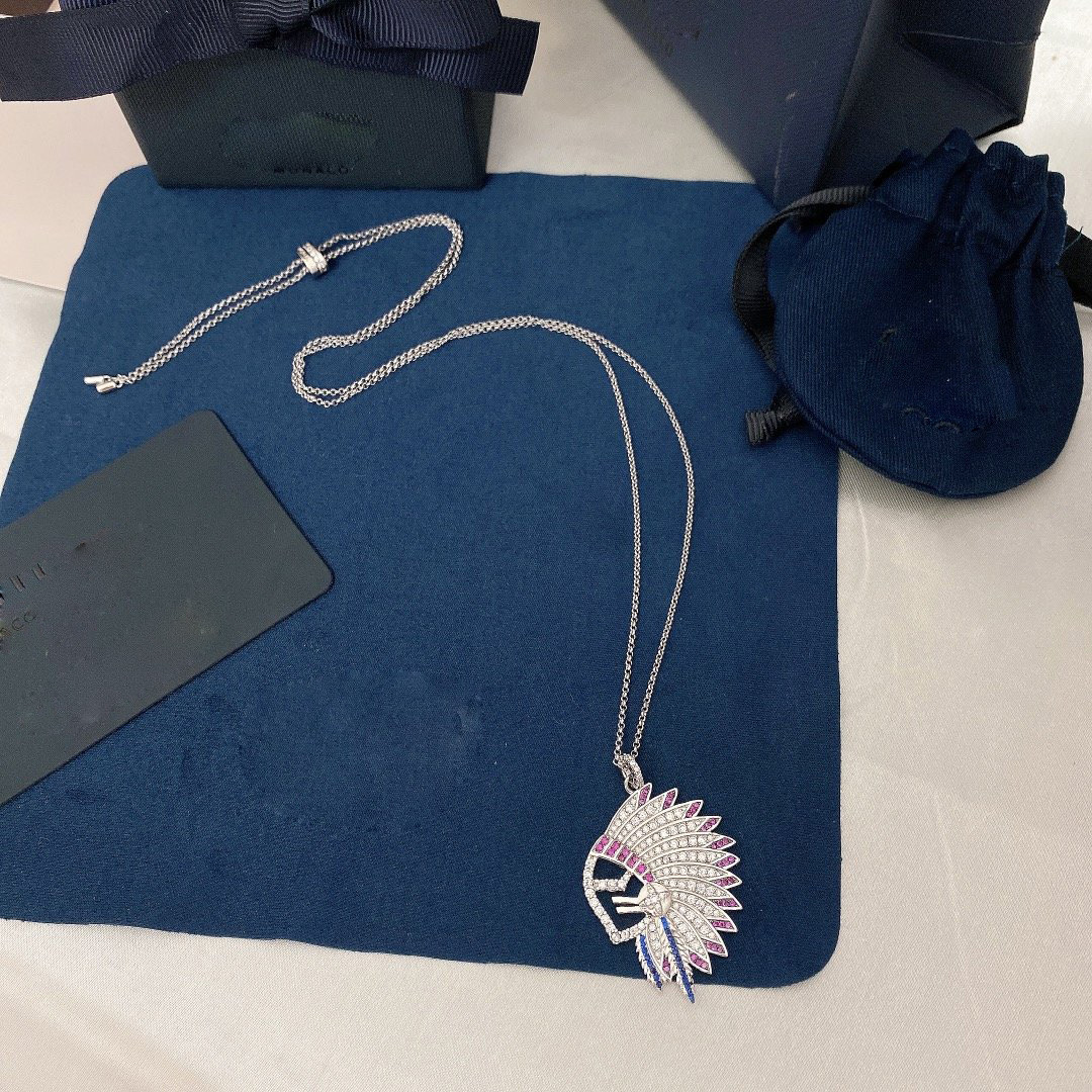 Anren Feather European And American Style Sweater Chain