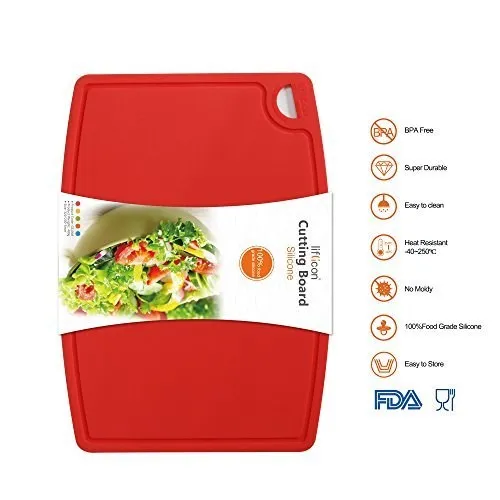 Silicone chopping board cutting board household Red - Shop at LoveMi
