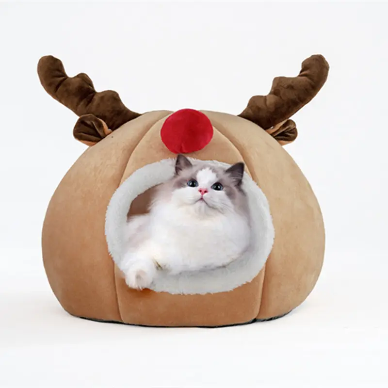 Pet Tent Christmas Reindeer Kennel
