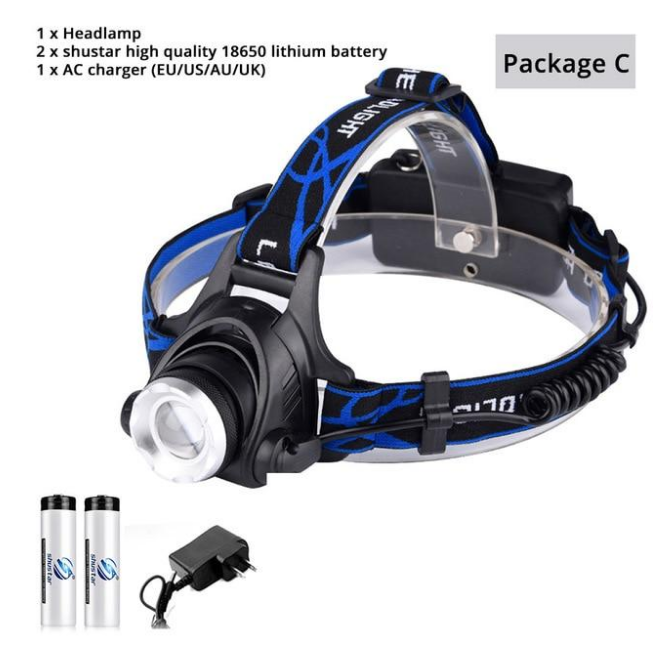 USB Charging Built-in Smart Sensor Head-mounted Outdoor Fishing Headlight - Image 19