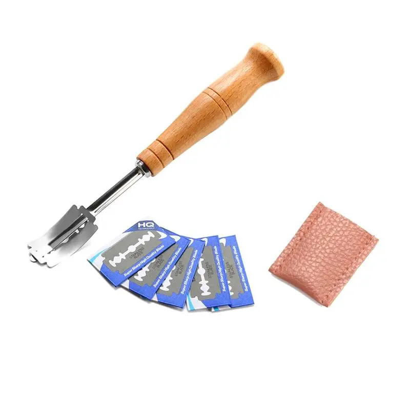 Curved bread cutter - Brown