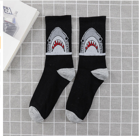 White autumn and winter tube tide socks European and American fashion personality female socks