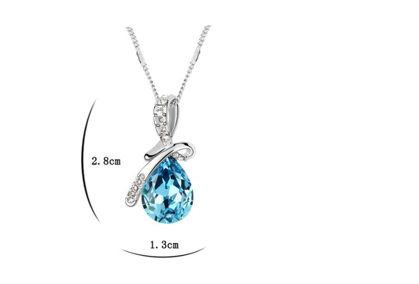 Creative Alloy Jewelry Set Necklace Ear Pin Bracelet — foto 2