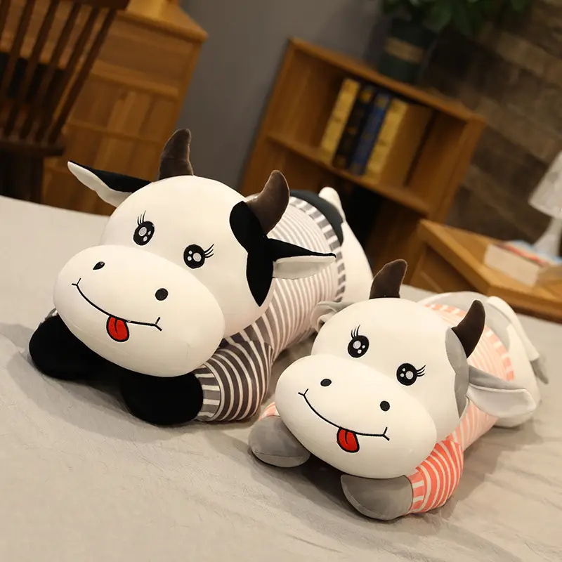 Plush toy doll pillow creative cow queen bed pillow