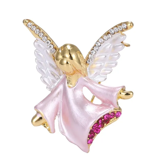 small angel pin women party decoration jewelry Gifts Pink - Shop at LoveMi