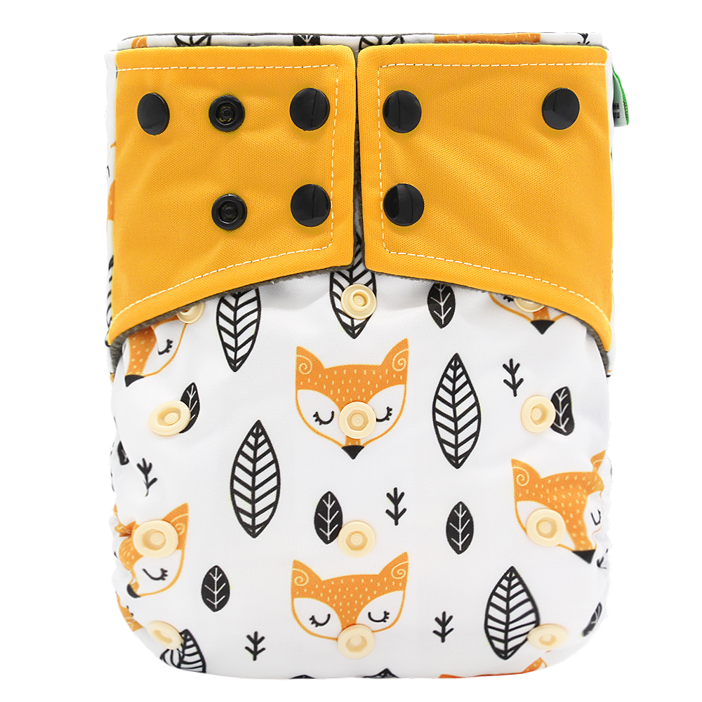 Baby washable leak-proof bamboo charcoal pocket cloth diapers — foto 8