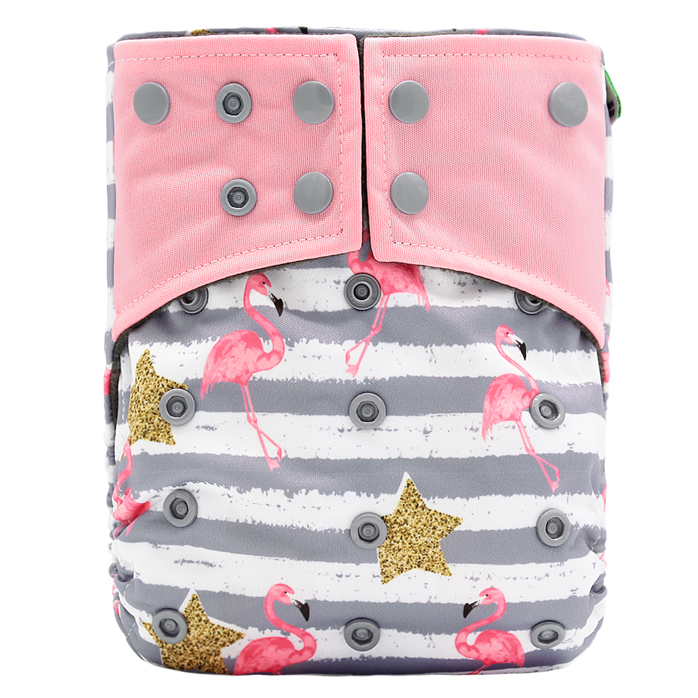 Baby washable leak-proof bamboo charcoal pocket cloth diapers — foto 10