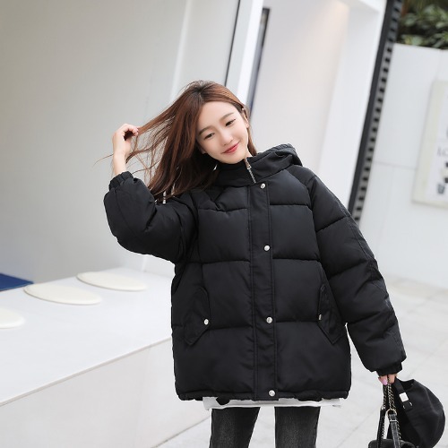 Loose down padded coat