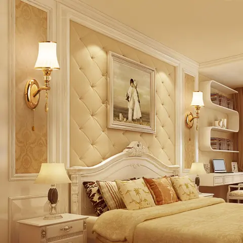 European Wall Lamp Sitting Room Setting Bedroom Head