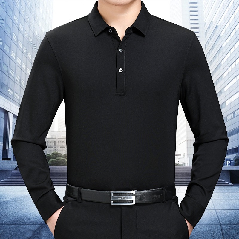 Pullover Middle-Aged Business Bottoming Shirt