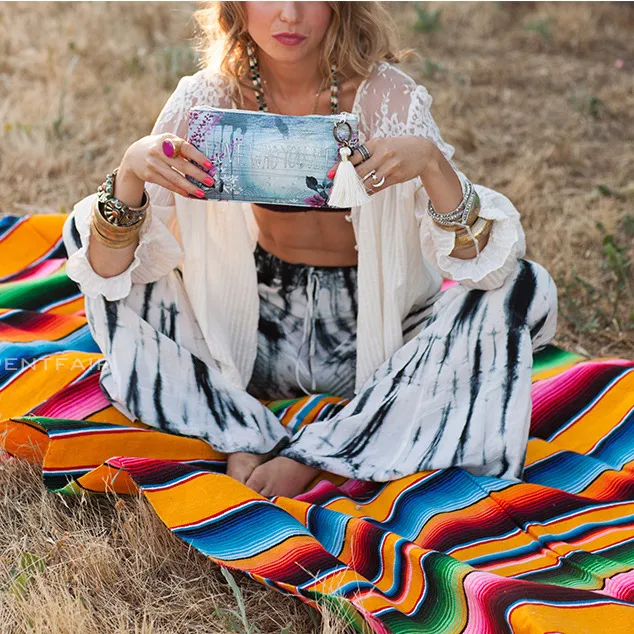 National wind beach blanket beach towel Yellow - Shop at LoveMi