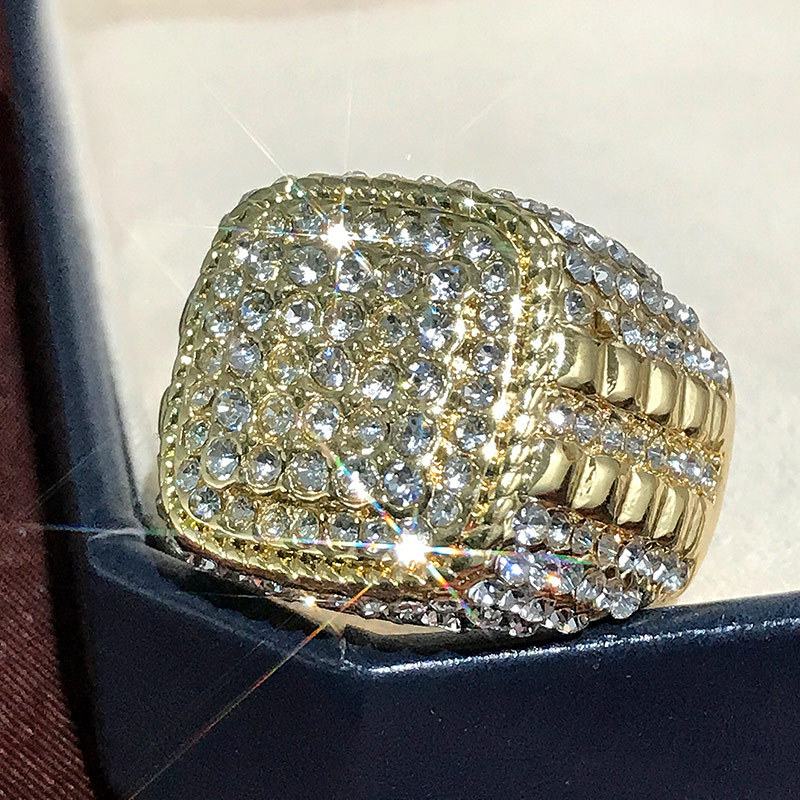 European And American Style Men's Hip Hop Ring